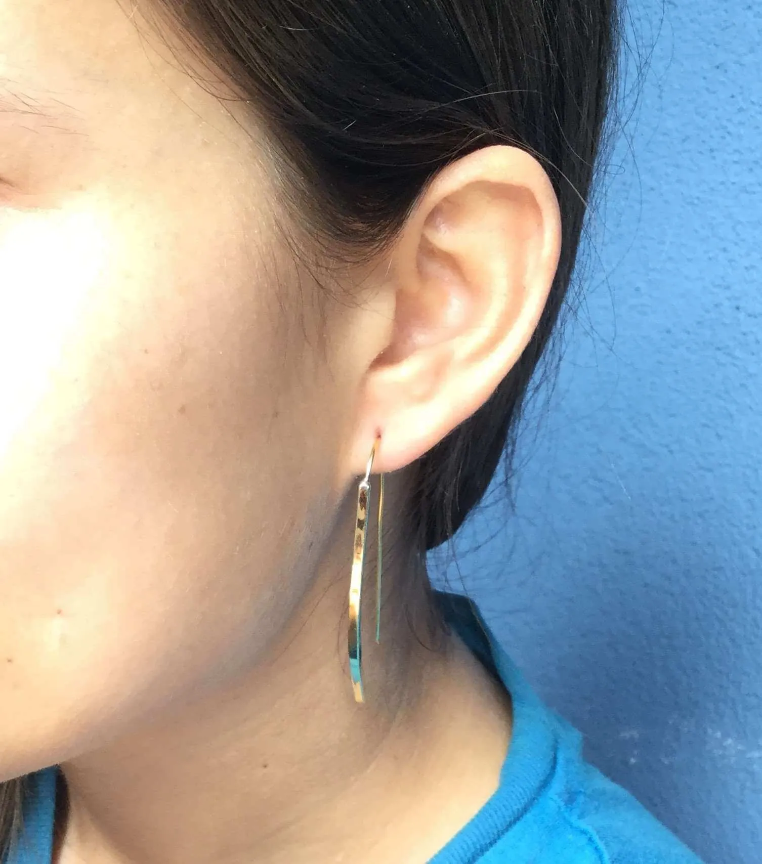 Long Thin Earrings
