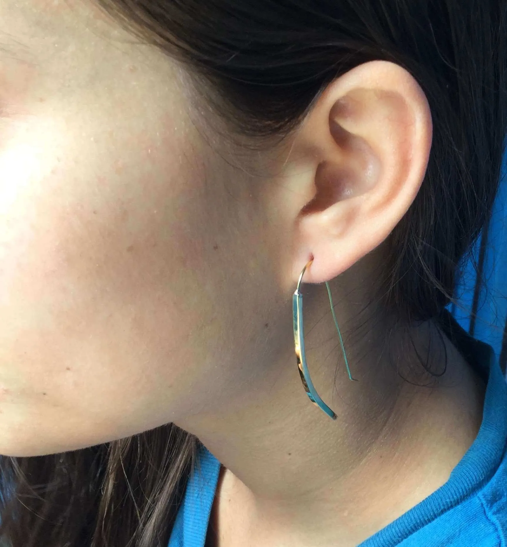 Long Thin Earrings