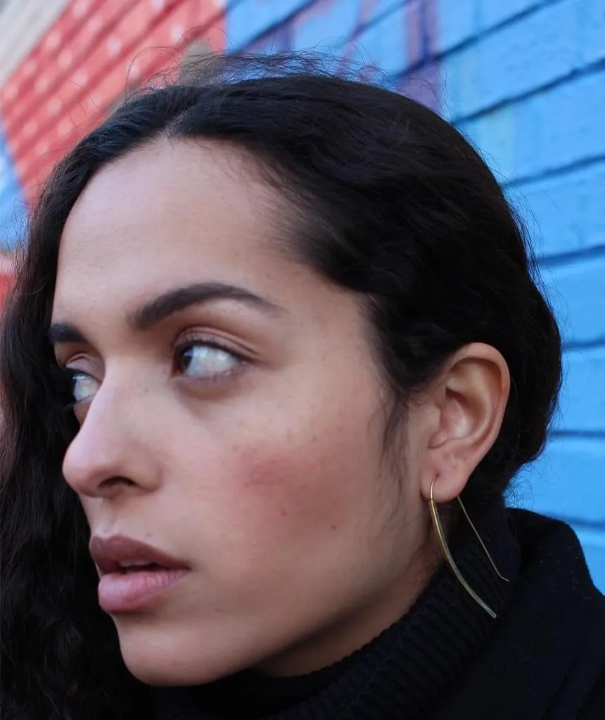 Long Thin Earrings
