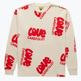 Love Carefully Thermal Shirt Cream