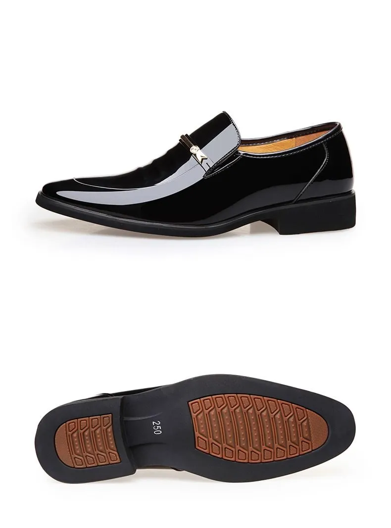 Luxury Leather Slip-On Dress Shoes