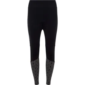 Madison Stellar padded women's reflective thermal tights with DWR; black - size 10