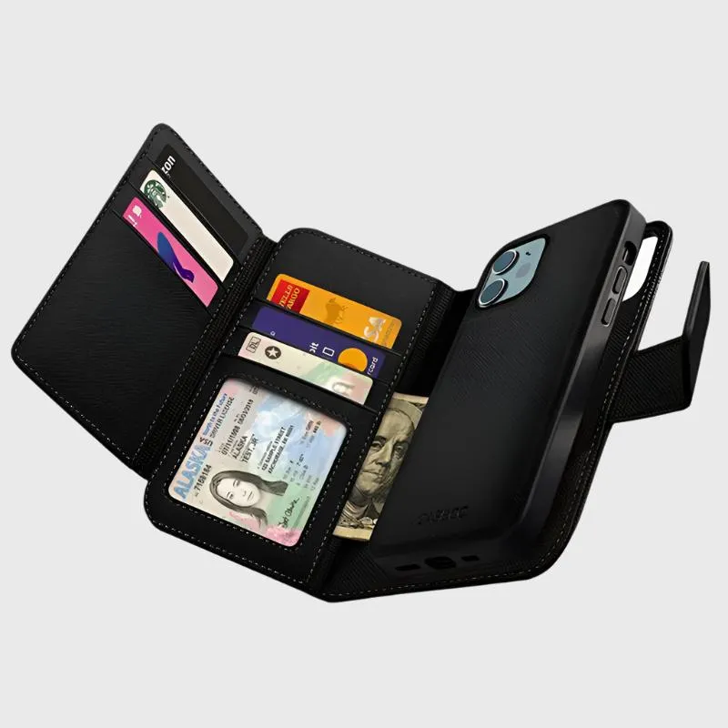 MagSafe iPhone 12 Mini Leather Wallet Case - Sunset Blvd