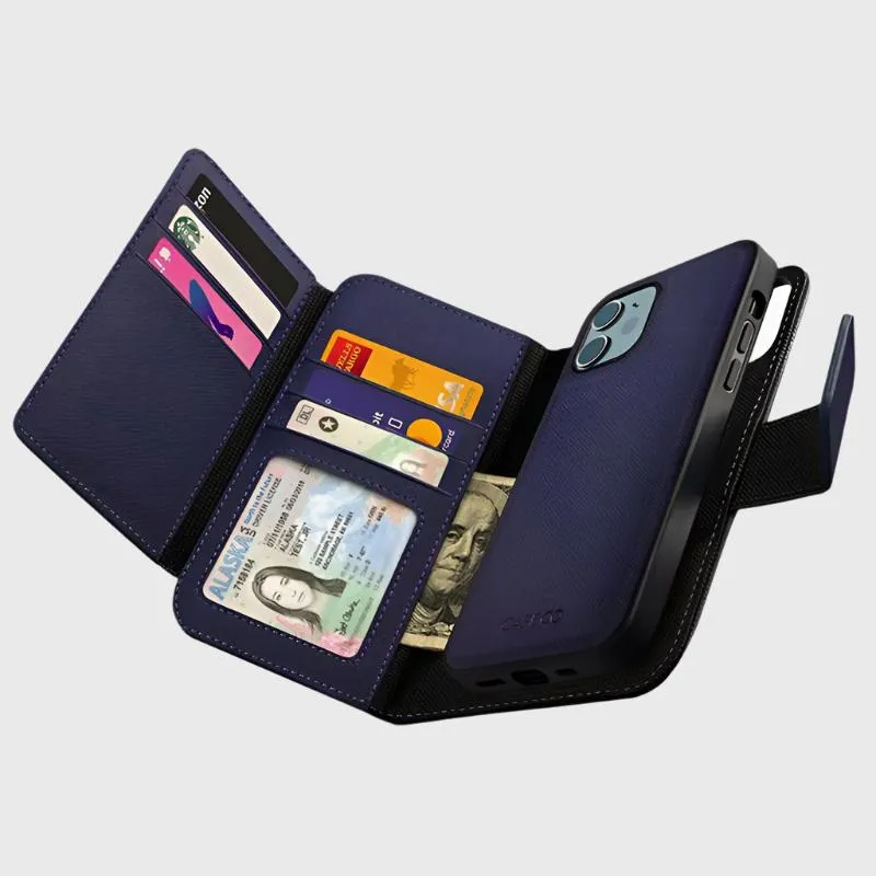 MagSafe iPhone 12 Mini Leather Wallet Case - Sunset Blvd