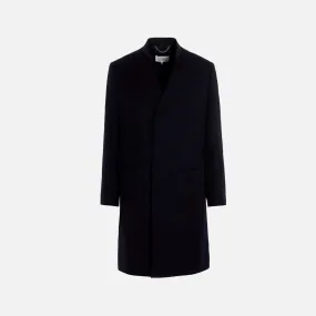 Maison Margiela Cavalry Twill Coat - Navy
