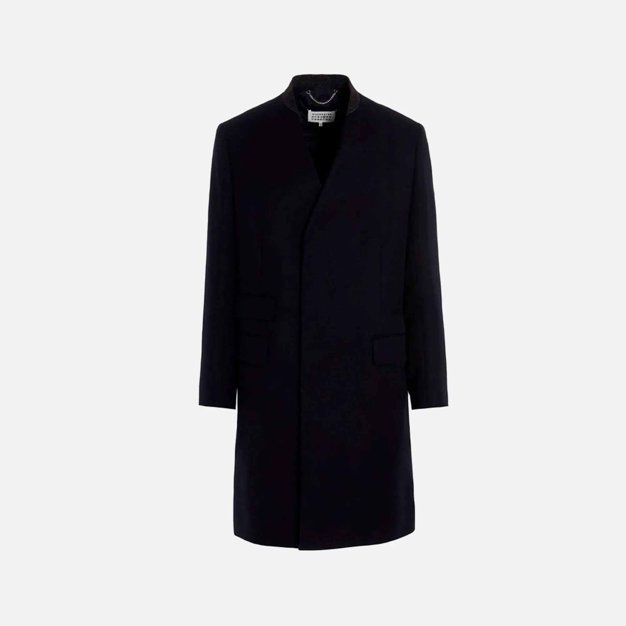 Maison Margiela Cavalry Twill Coat - Navy