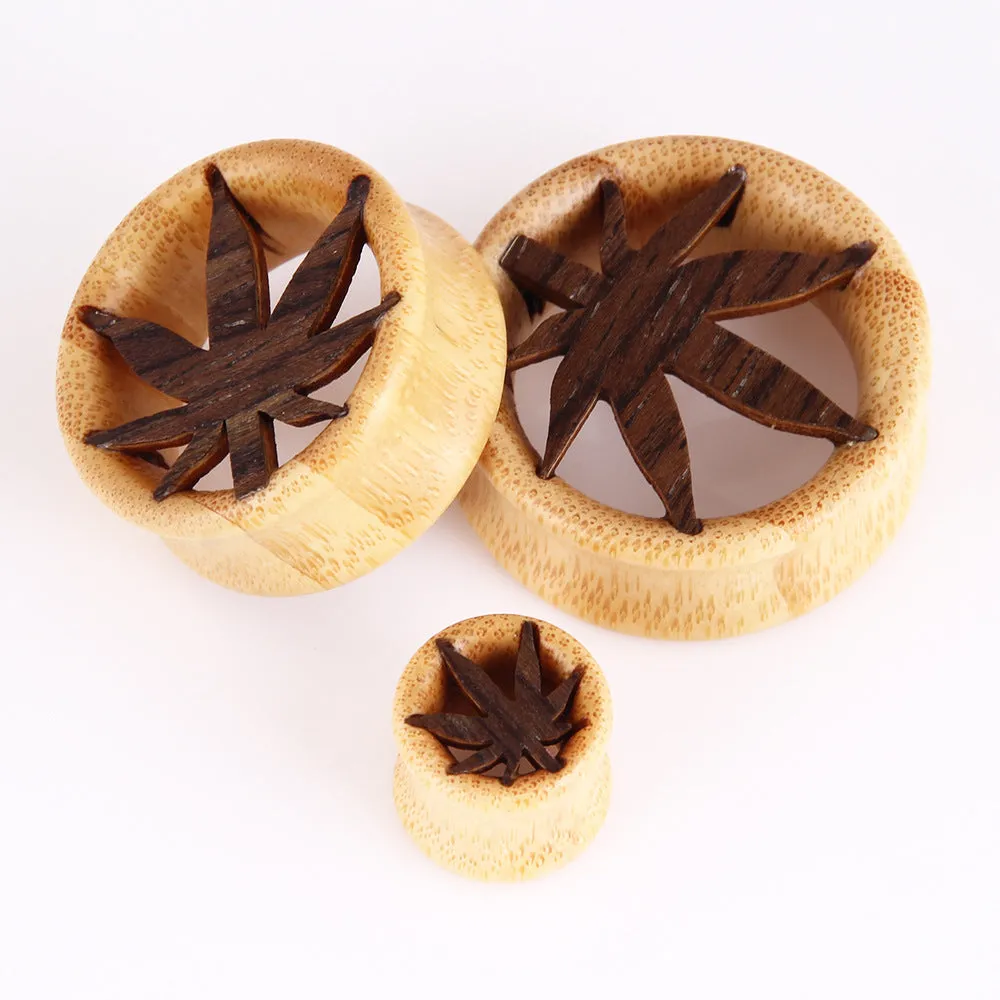 Maple Leaf Wooden Ear Plugs