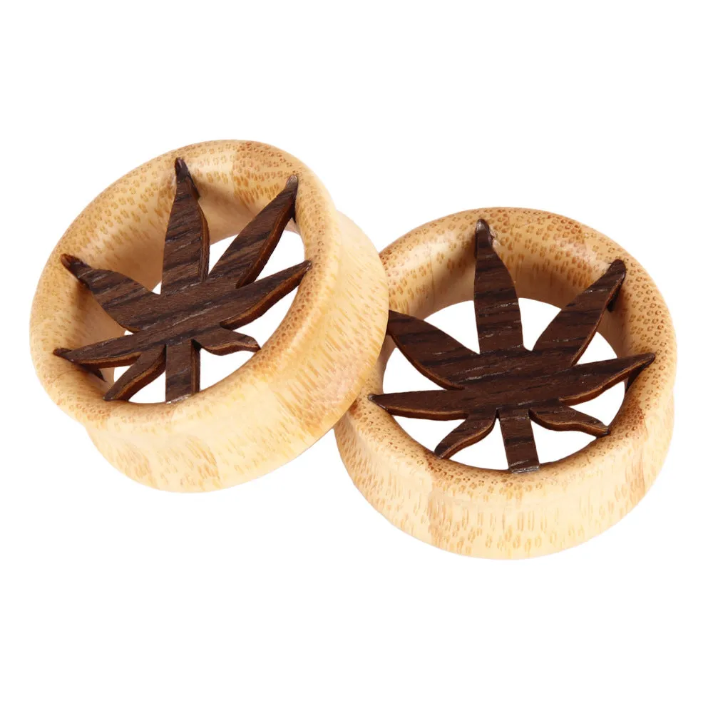 Maple Leaf Wooden Ear Plugs