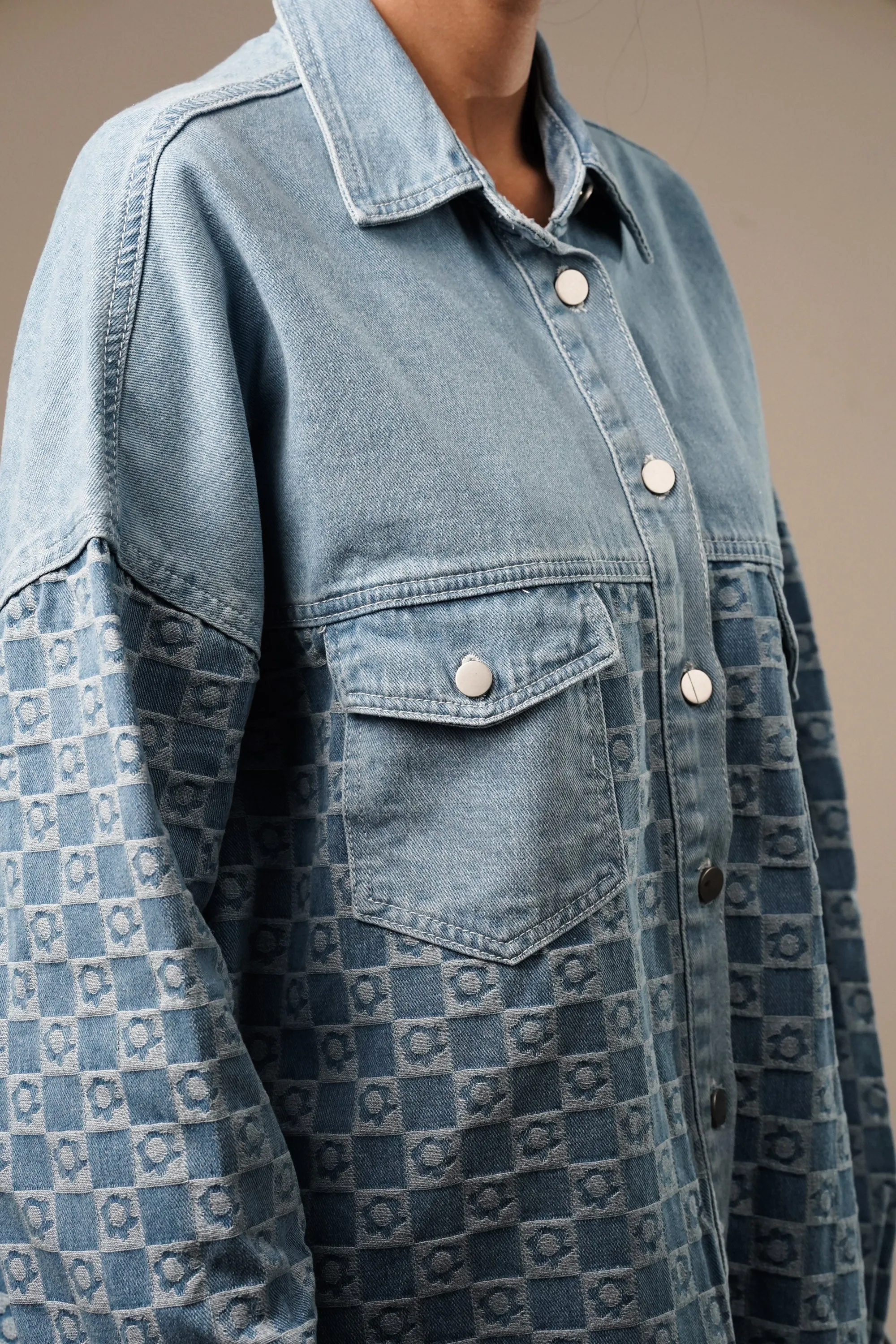 Metro Edge Denim Shirt