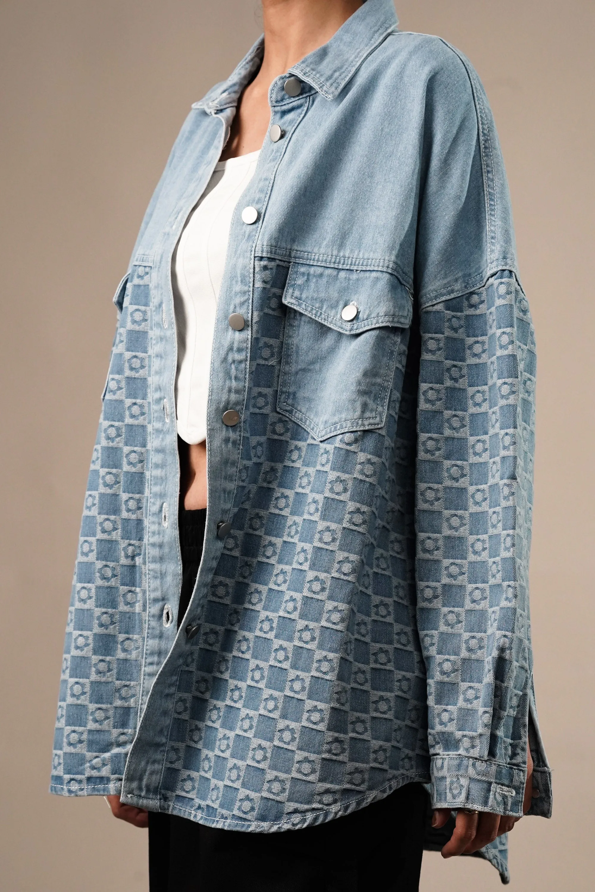 Metro Edge Denim Shirt