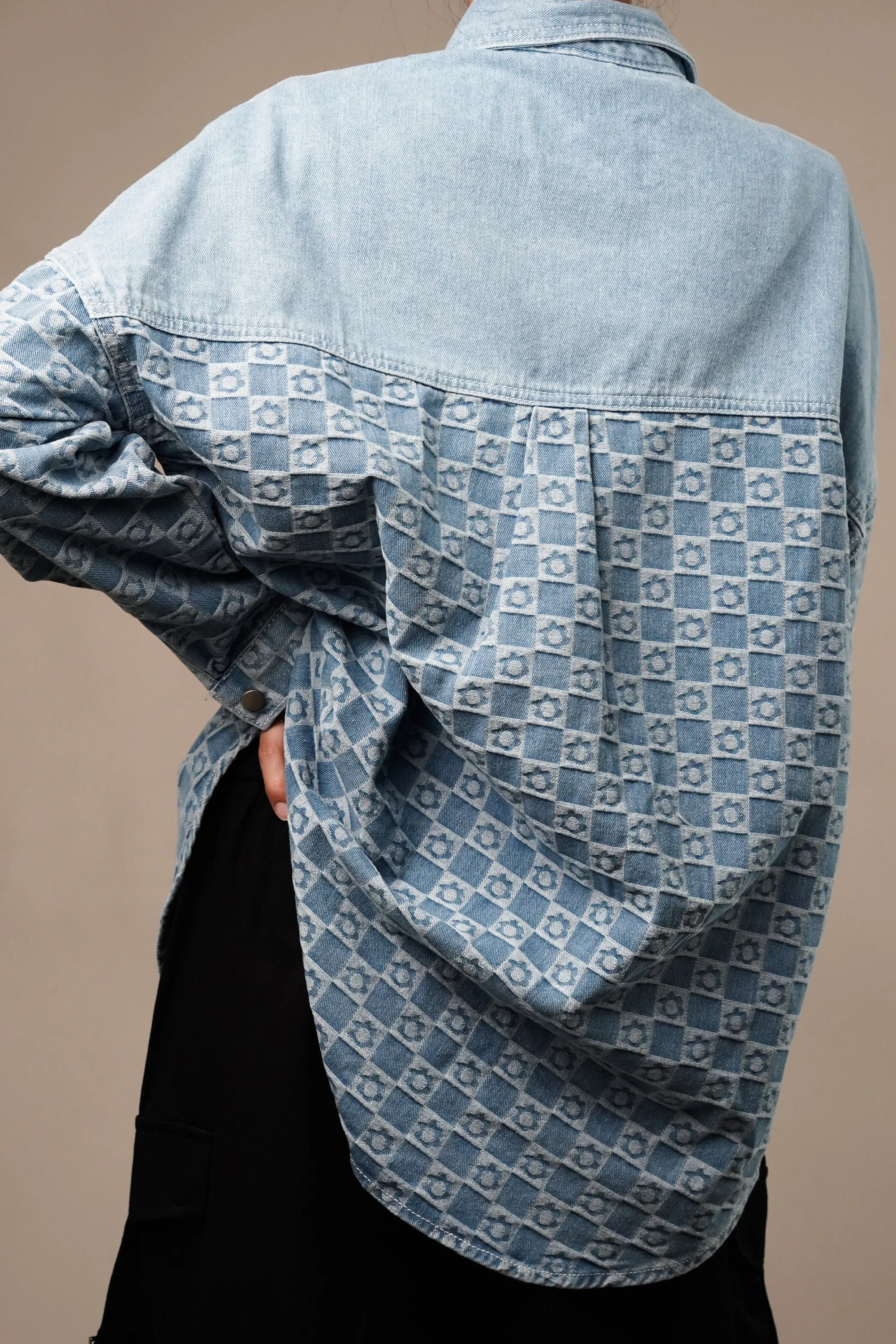 Metro Edge Denim Shirt