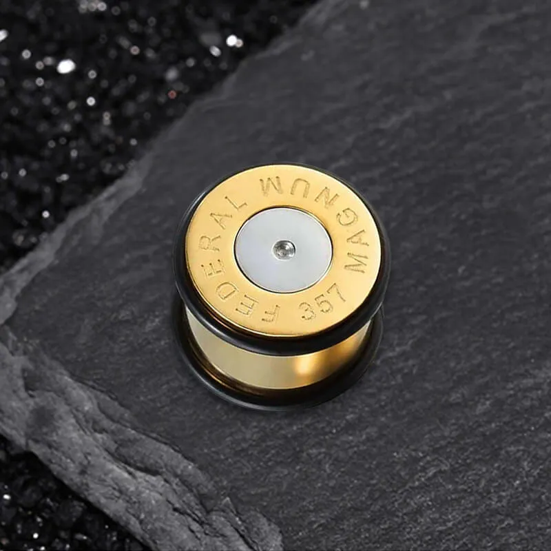 Minimalism Round Stainless Steel Ear Gauge