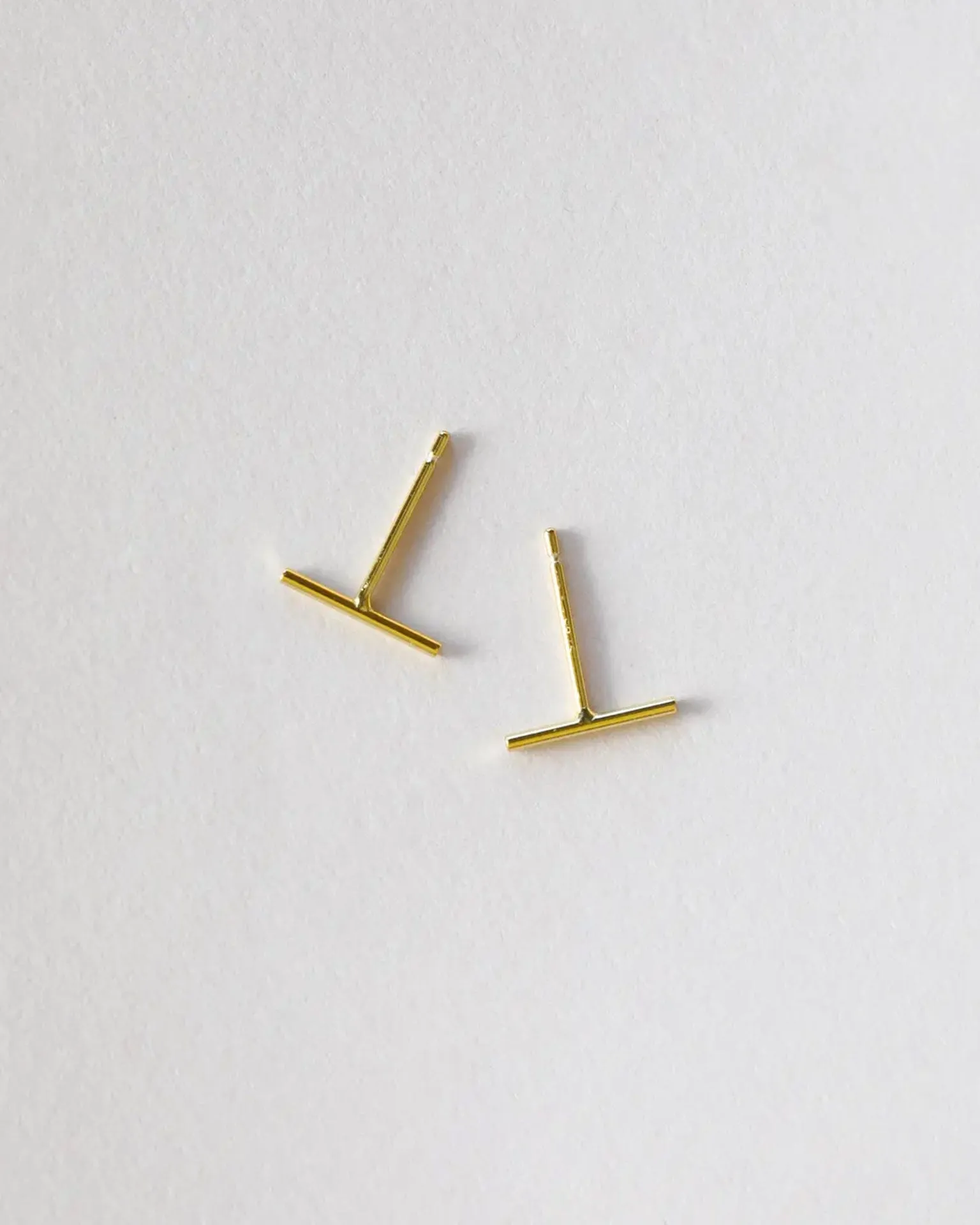 Minimalist - Bar - Gold Earrings