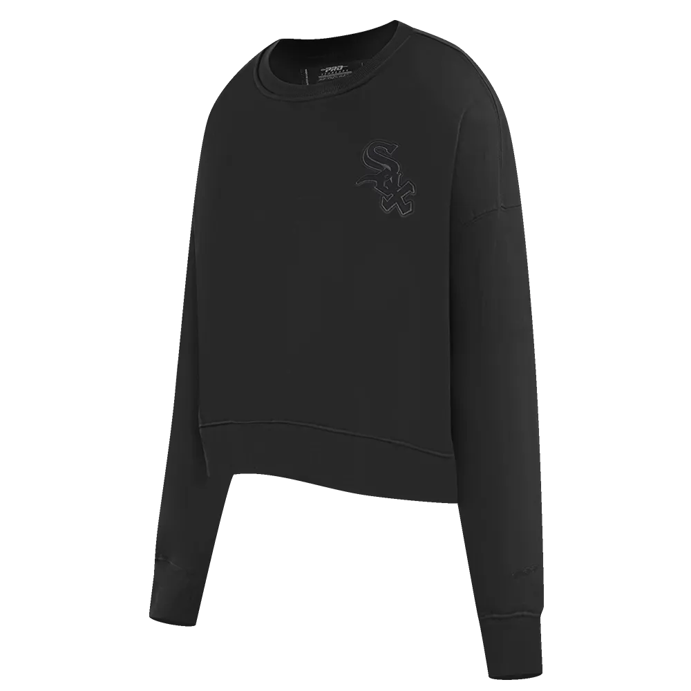 MLB CHICAGO WHITE SOX NEUTRAL WOMEN'S CREWNECK (BLACK)