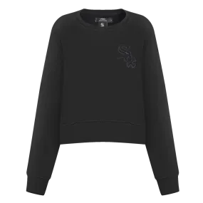 MLB CHICAGO WHITE SOX NEUTRAL WOMEN'S CREWNECK (BLACK)