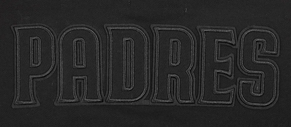 MLB SAN DIEGO PADRES NEUTRAL WOMEN'S CREWNECK (BLACK)