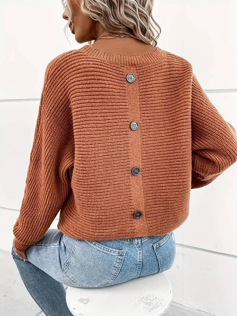 Monica – Spring Crew Neck Sweater