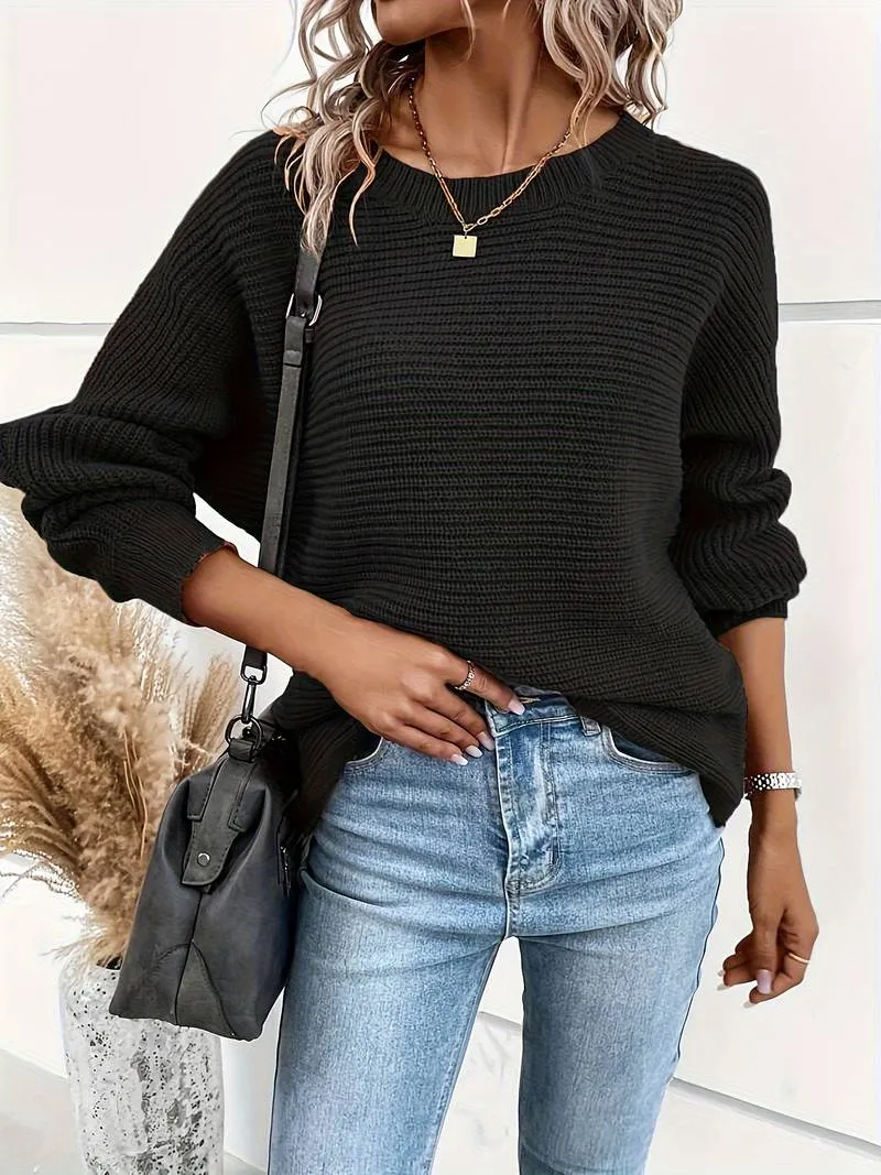Monica – Spring Crew Neck Sweater