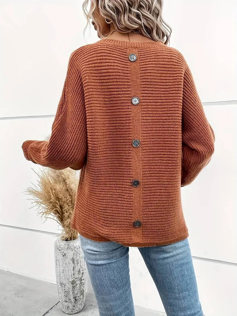 Monica – Spring Crew Neck Sweater
