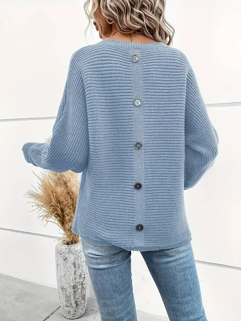 Monica – Spring Crew Neck Sweater