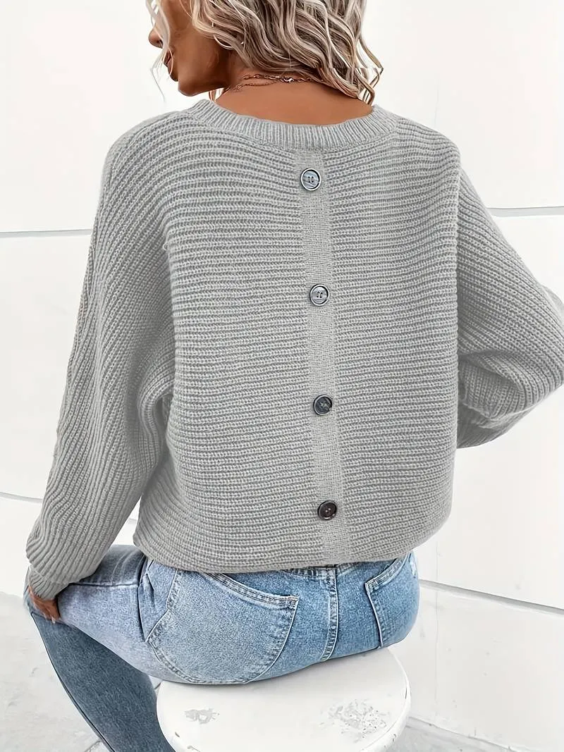 Monica – Spring Crew Neck Sweater
