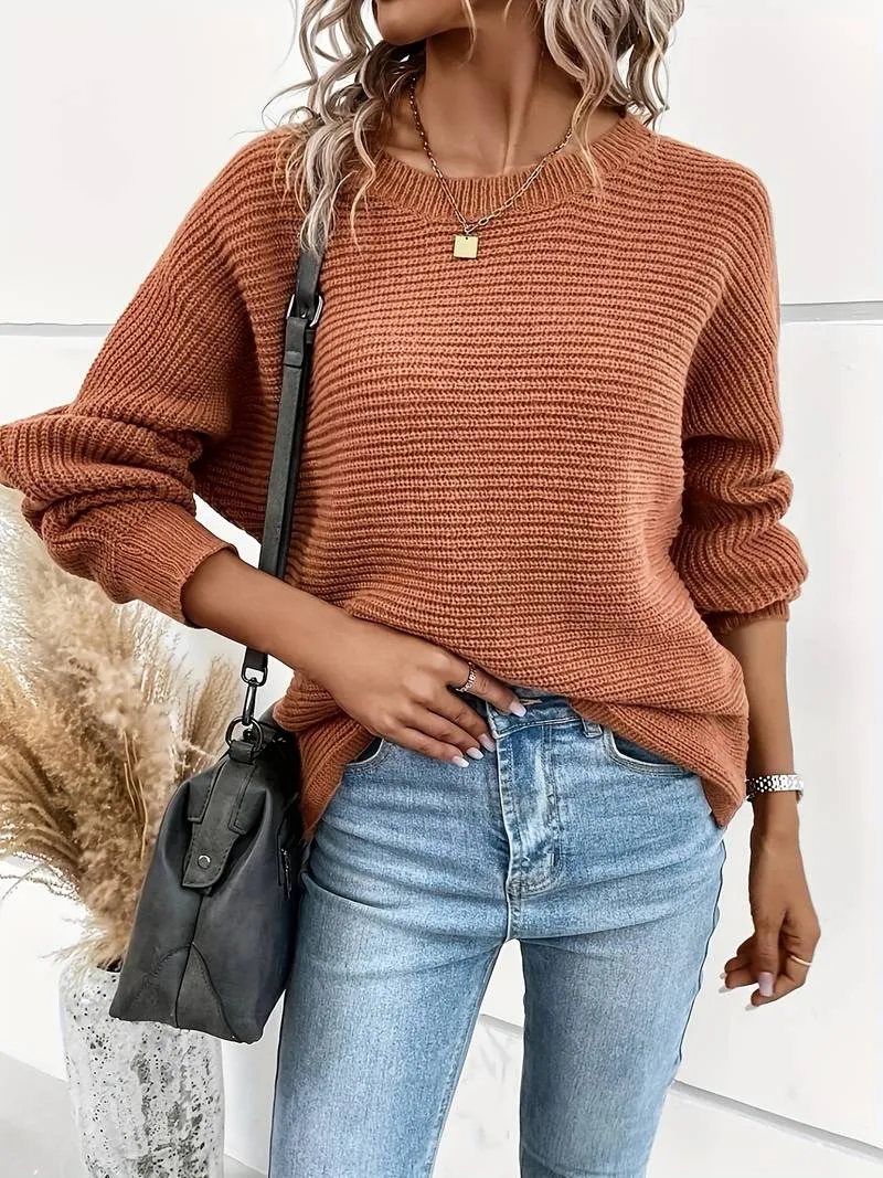 Monica – Spring Crew Neck Sweater