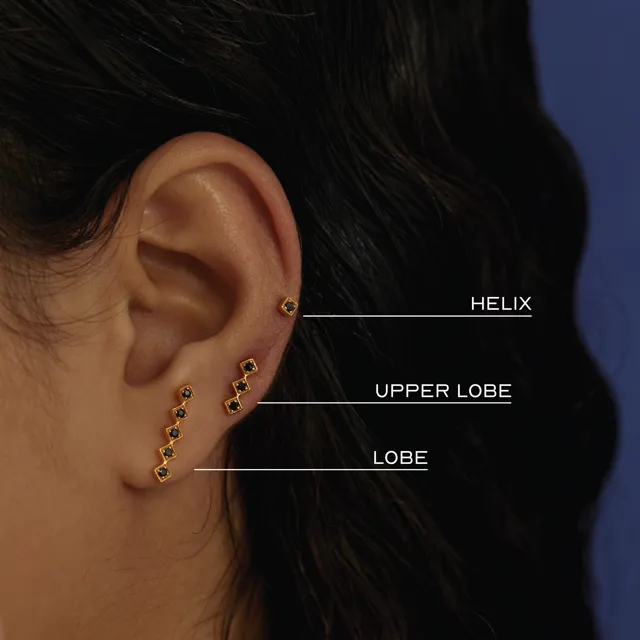Mooru Kappu Studs | 18kt Solid Gold