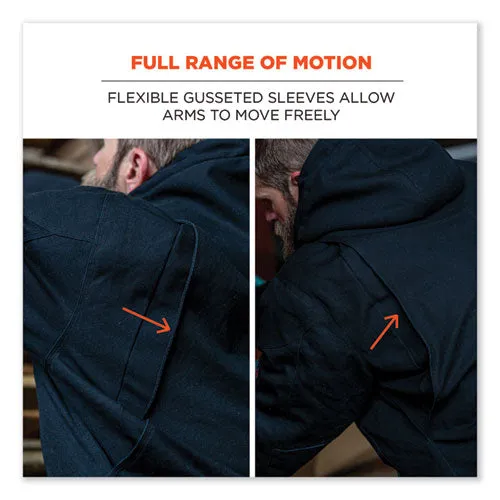 N-ferno 6468 Duck Canvas Work Jacket, 4x-large, Black, Ships In 1-3 Business Days