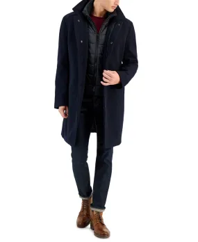 Nautica Mens Classic fit Overcoat Coat 36 S Blue