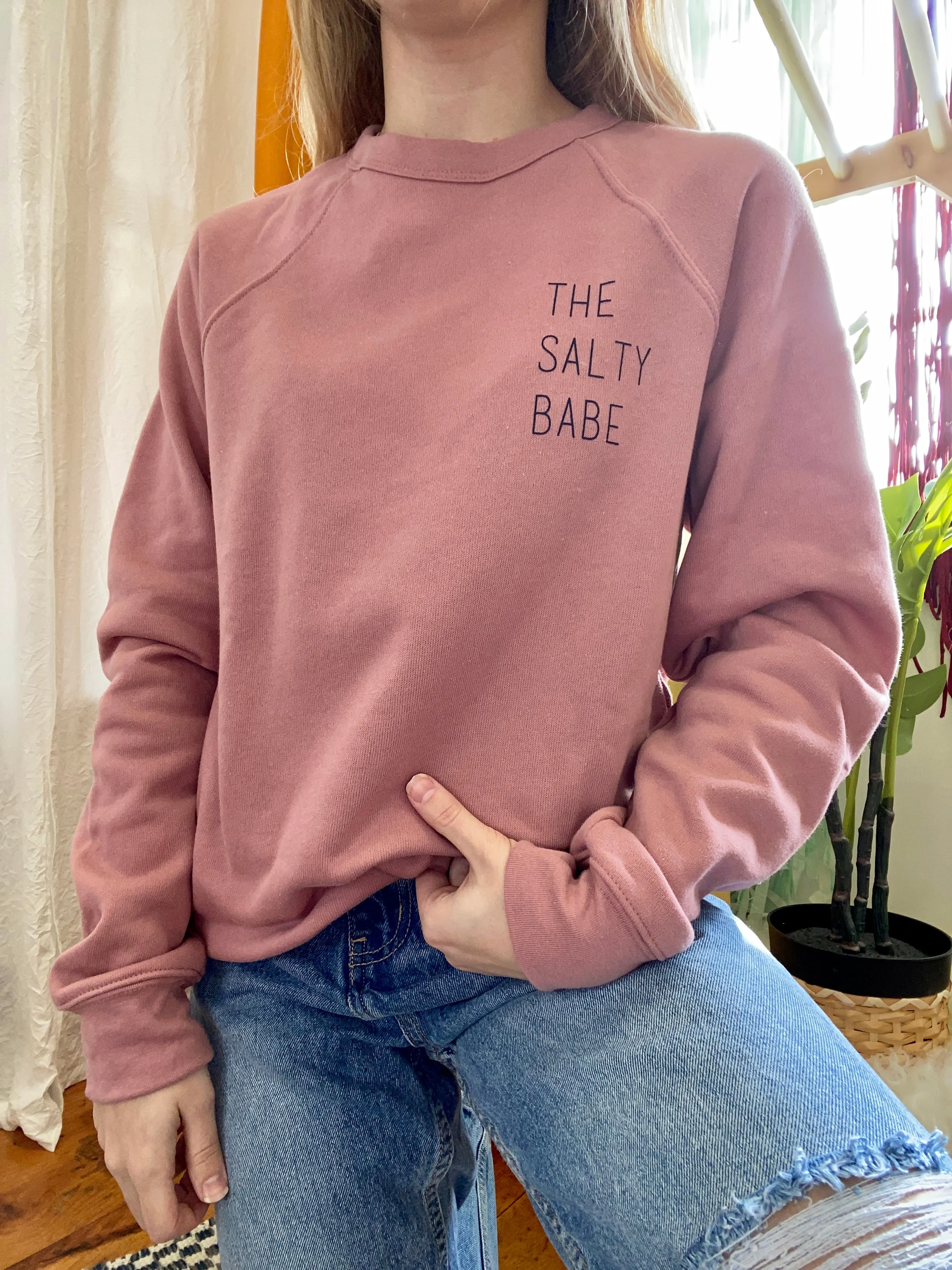 OMMS Classic Crew Fleece - Mauve