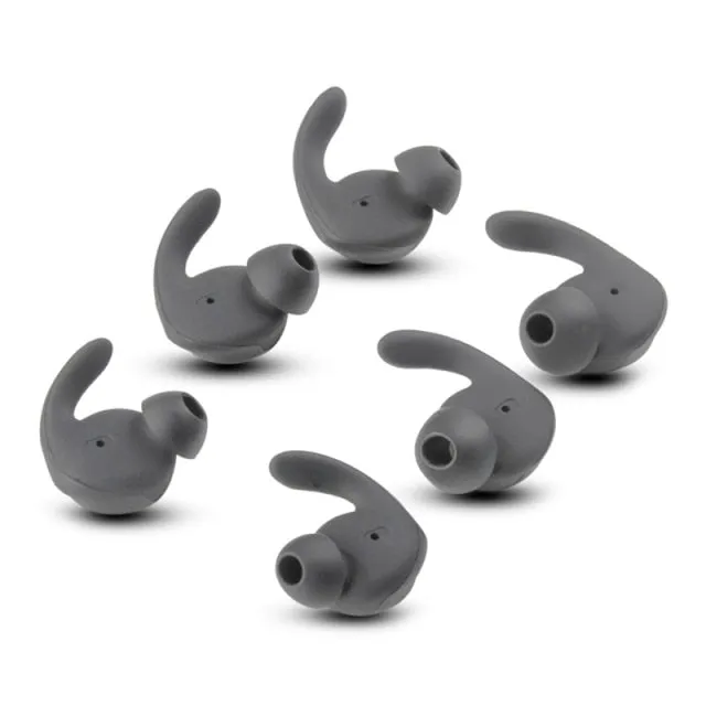 Pair of Earbuds Cover In-Ear Tips Soft Silicone Skin Earpiece Ear Hook Buds for Huawei xSport/Honor AM61 Headset