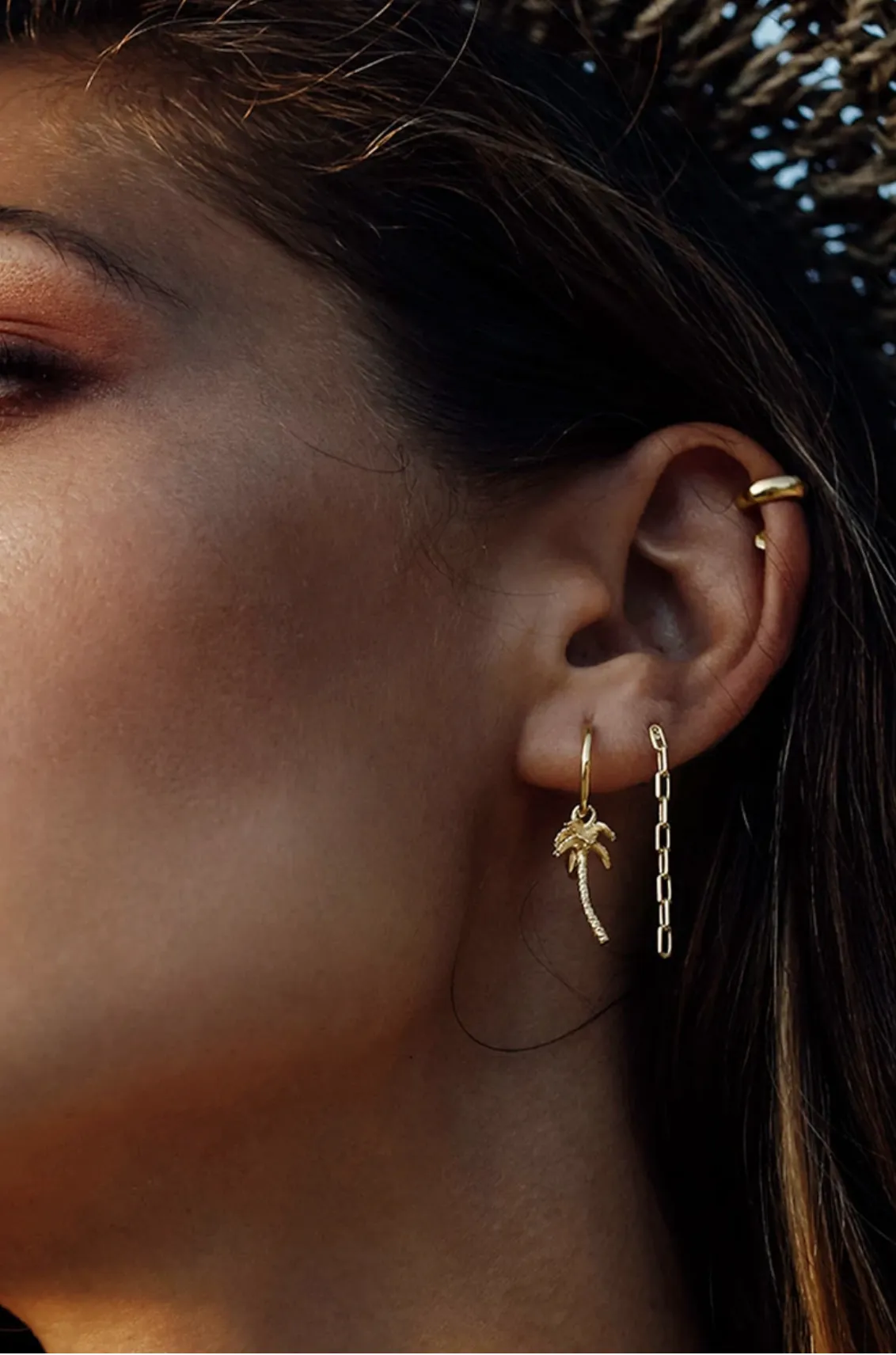 Palm Tree Earring