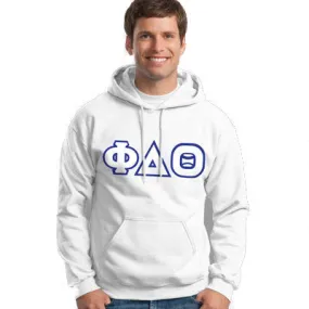 Phi Delta Theta Hooded Sweatshirt - G185 - TWILL