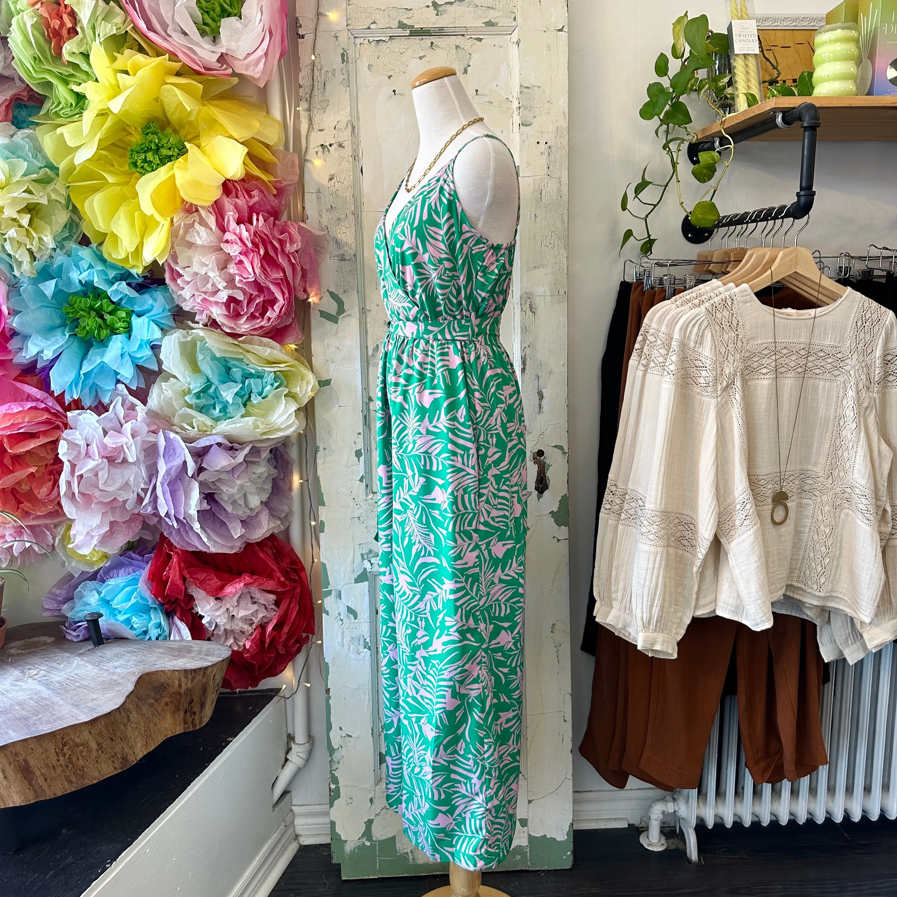 Pink Martini // Tegan Jumpsuit Green M and L