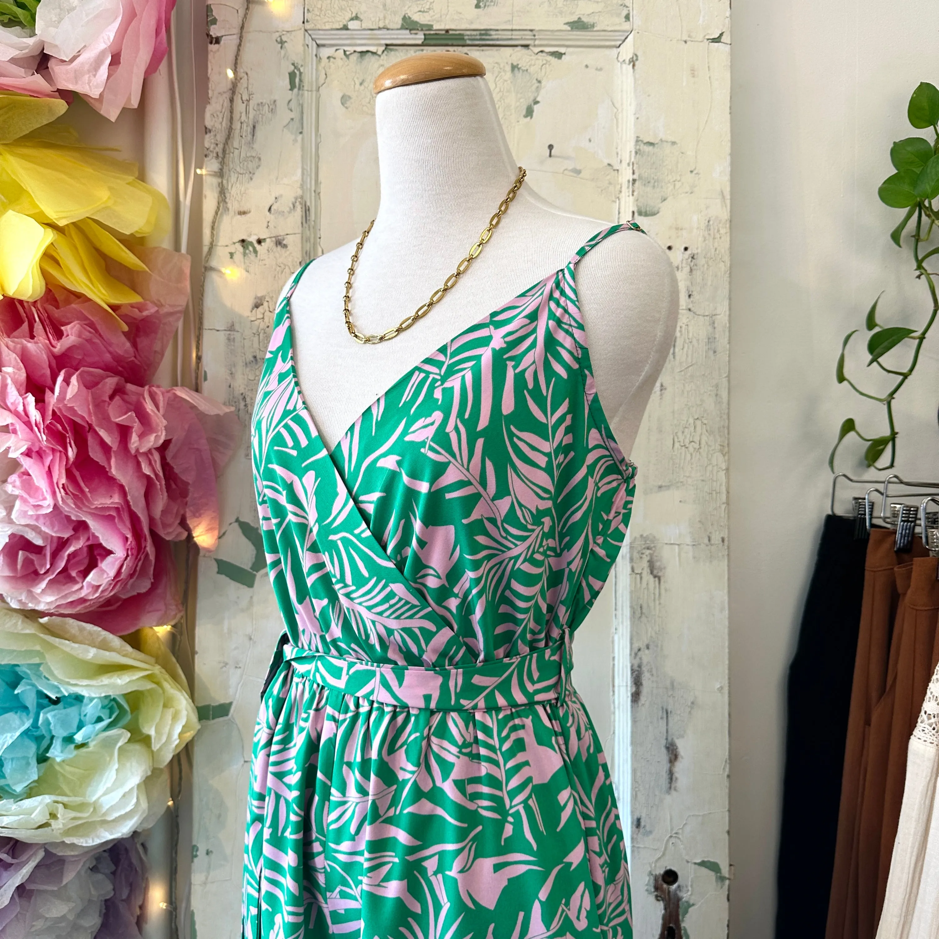 Pink Martini // Tegan Jumpsuit Green M and L