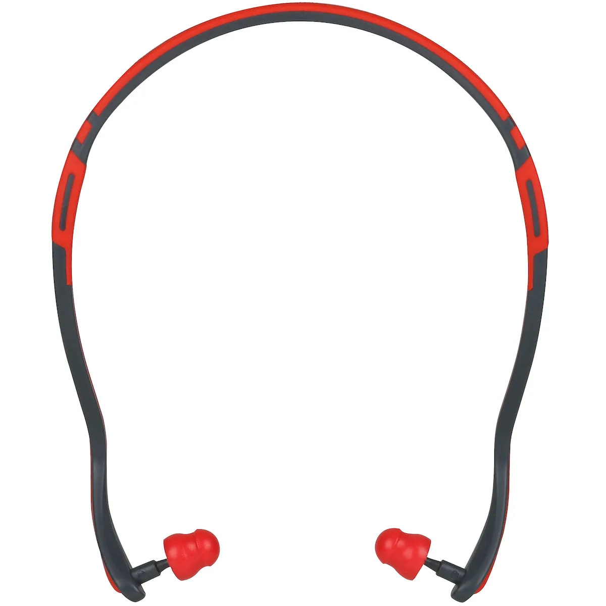 PIP Red/Gray Banded Ear Plugs - Polyurethane Foam - NRR (Noise Reduction Rating) 24