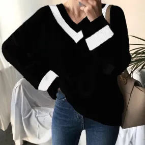 Pullover V-Neck Sweater