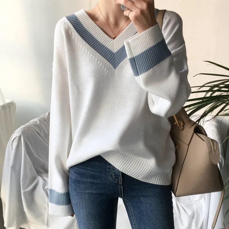 Pullover V-Neck Sweater