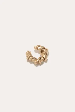 Puzzled - Gold Vermeil Ear Cuff