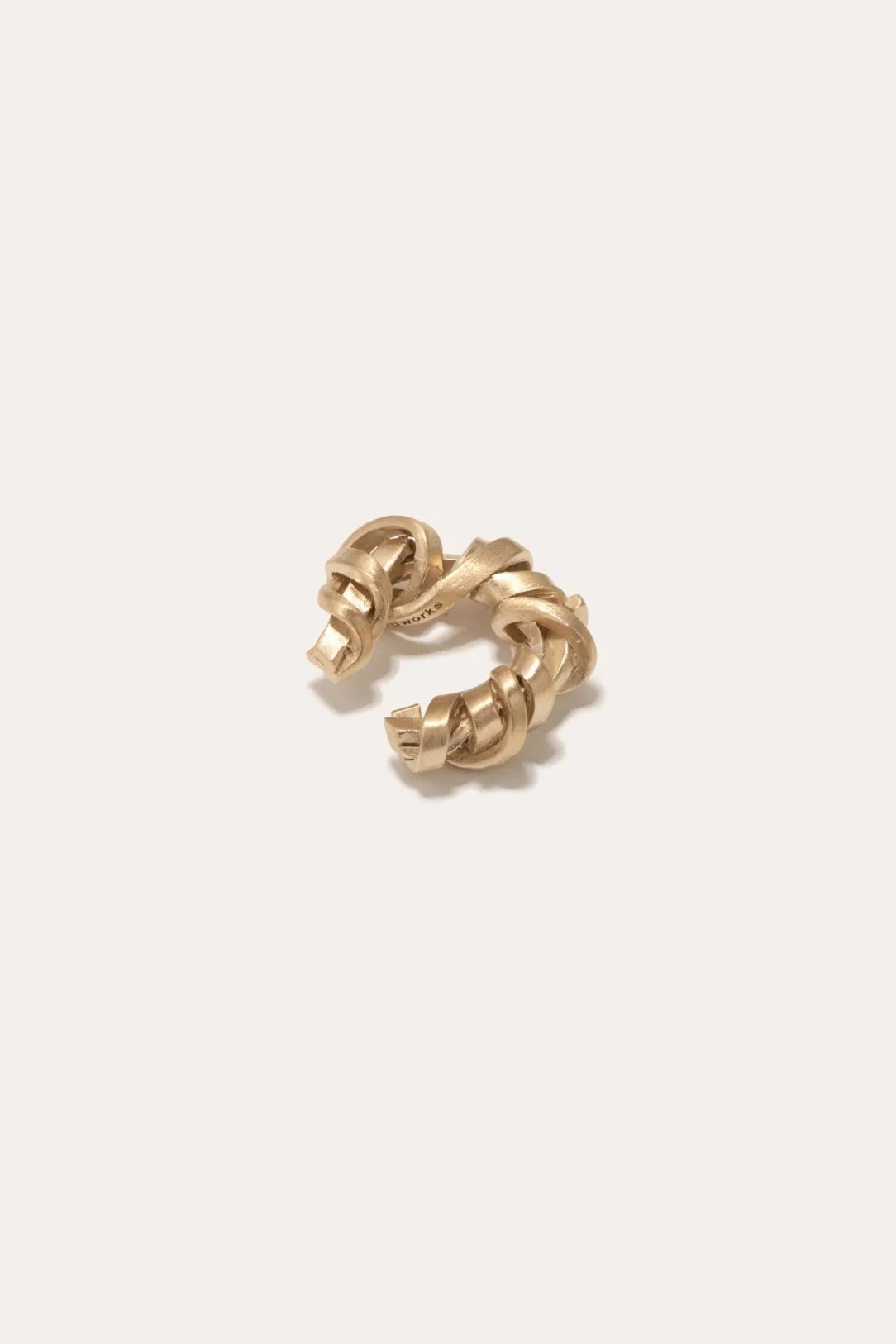 Puzzled - Gold Vermeil Ear Cuff