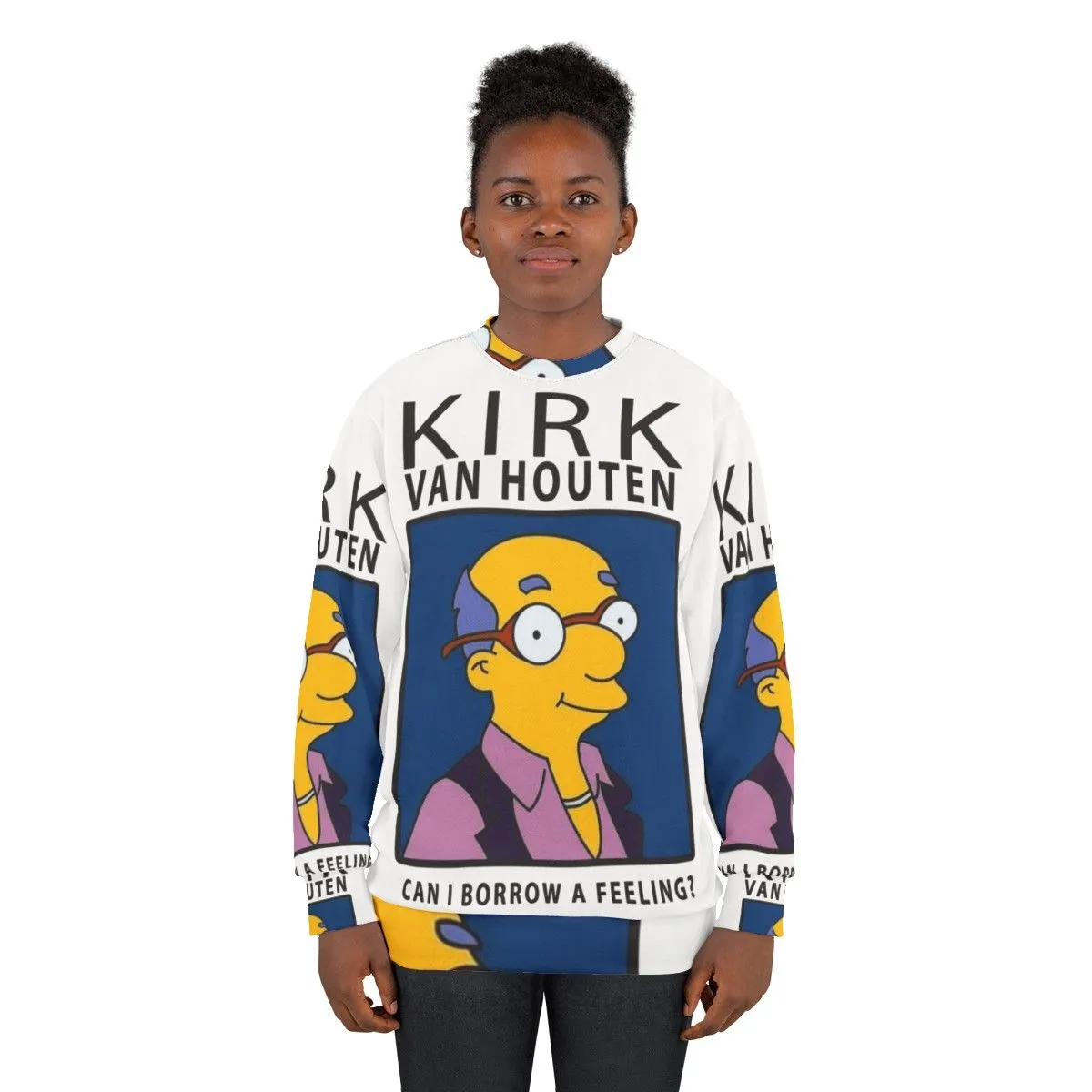 "Borrow a Feeling" The Simpsons Kirk Van Houten Sweatshirt