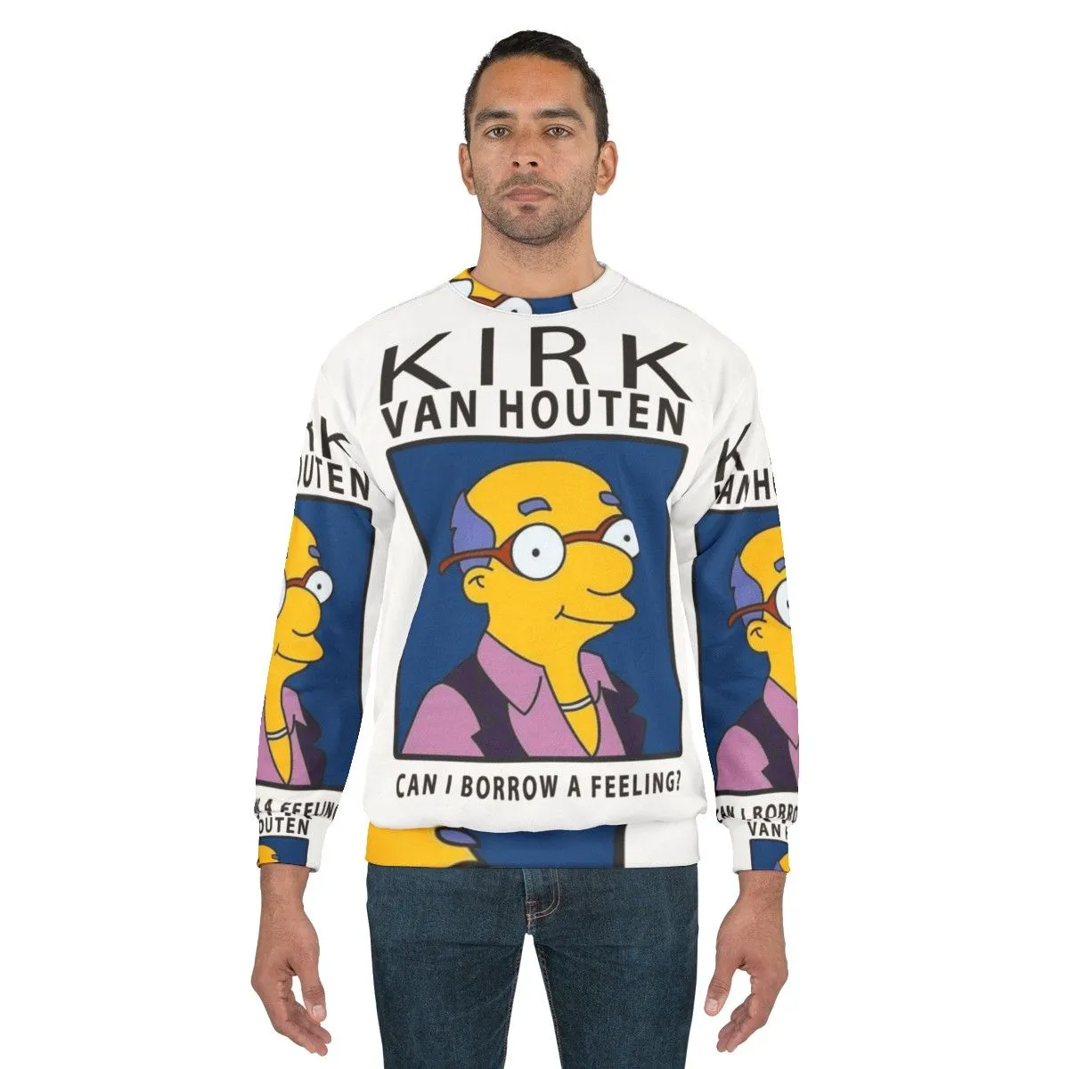"Borrow a Feeling" The Simpsons Kirk Van Houten Sweatshirt