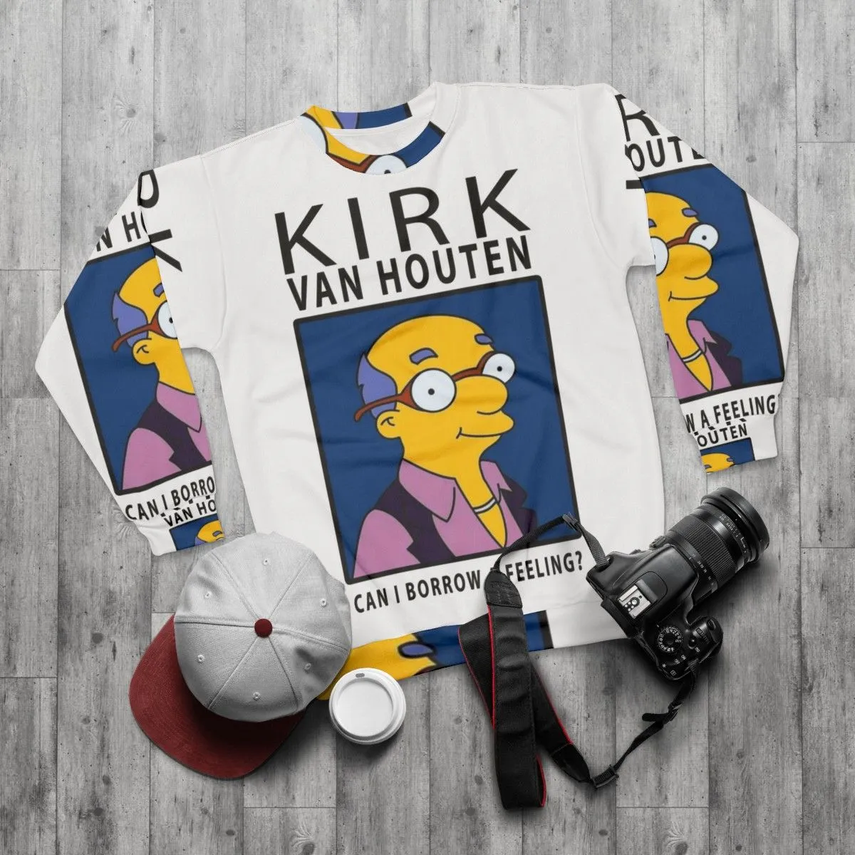 "Borrow a Feeling" The Simpsons Kirk Van Houten Sweatshirt
