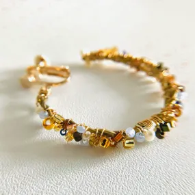 "Secret Garden" Beaded Ear Clip