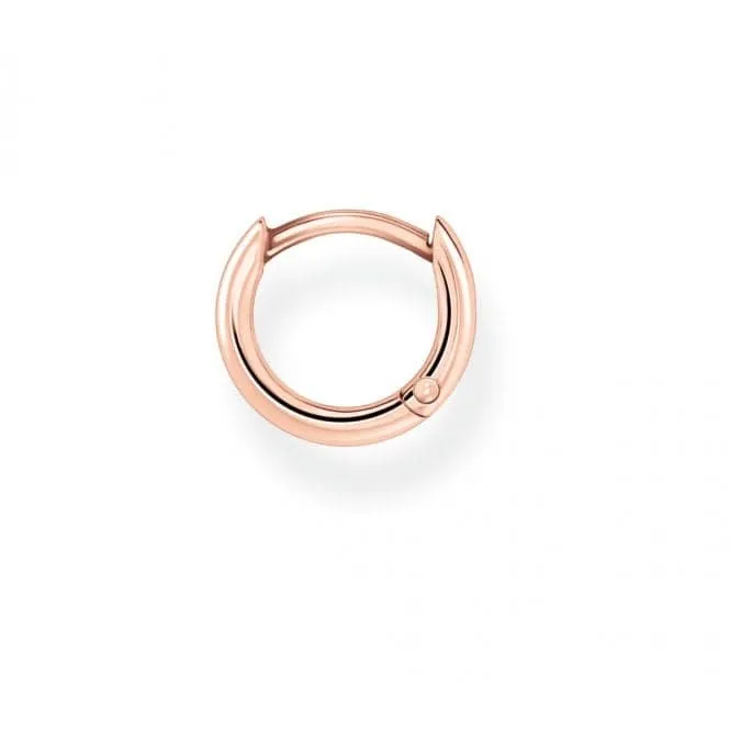 Rose Gold Mini Hoop Single Earring 12mm CR660-415-40