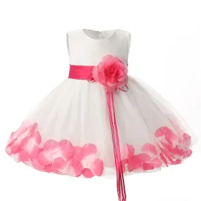 Rose Petals Flower Dress, Size 6M-24M