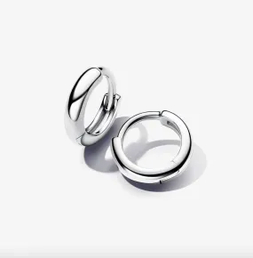 Round Huggie Hoop Earrings
