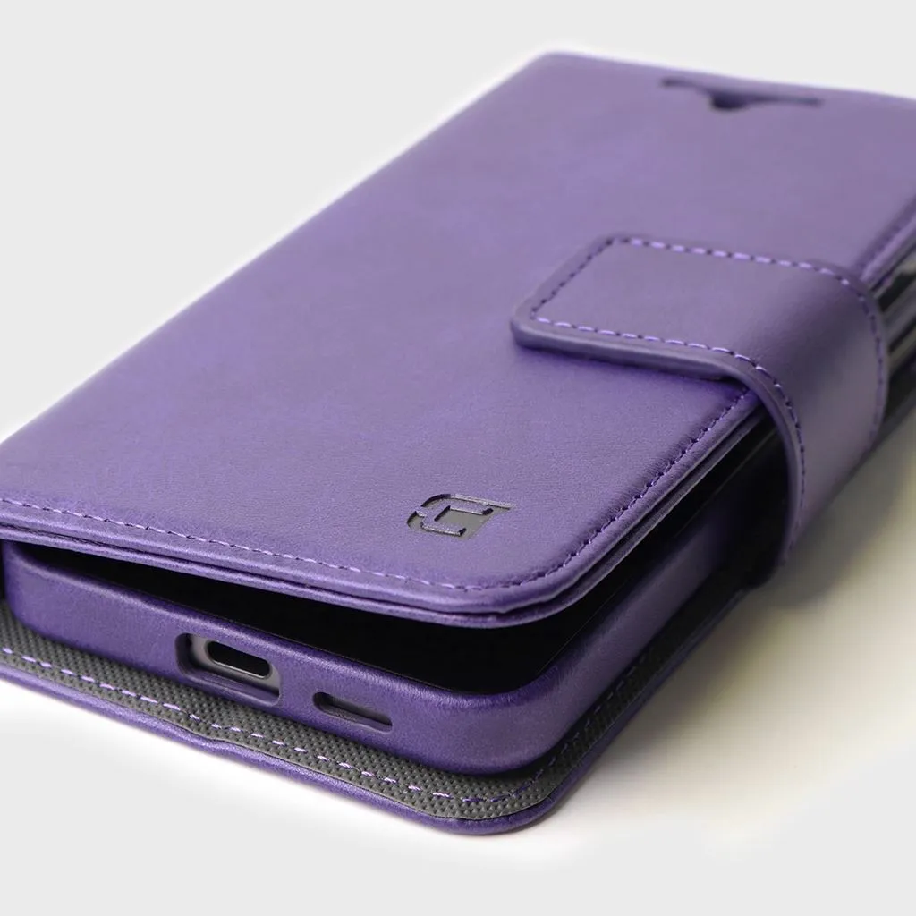 Samsung Galaxy S25 Leather Wallet Case With MagSafe | RFID Blocking   5 Card Slots