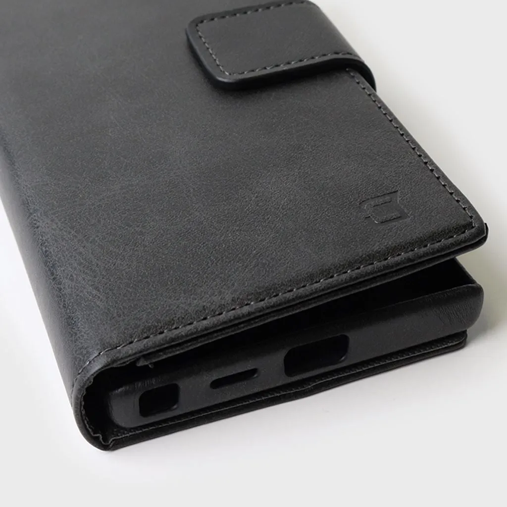 Samsung Galaxy S25 Ultra Leather Wallet Case With MagSafe | RFID Blocking   5 Card Slots