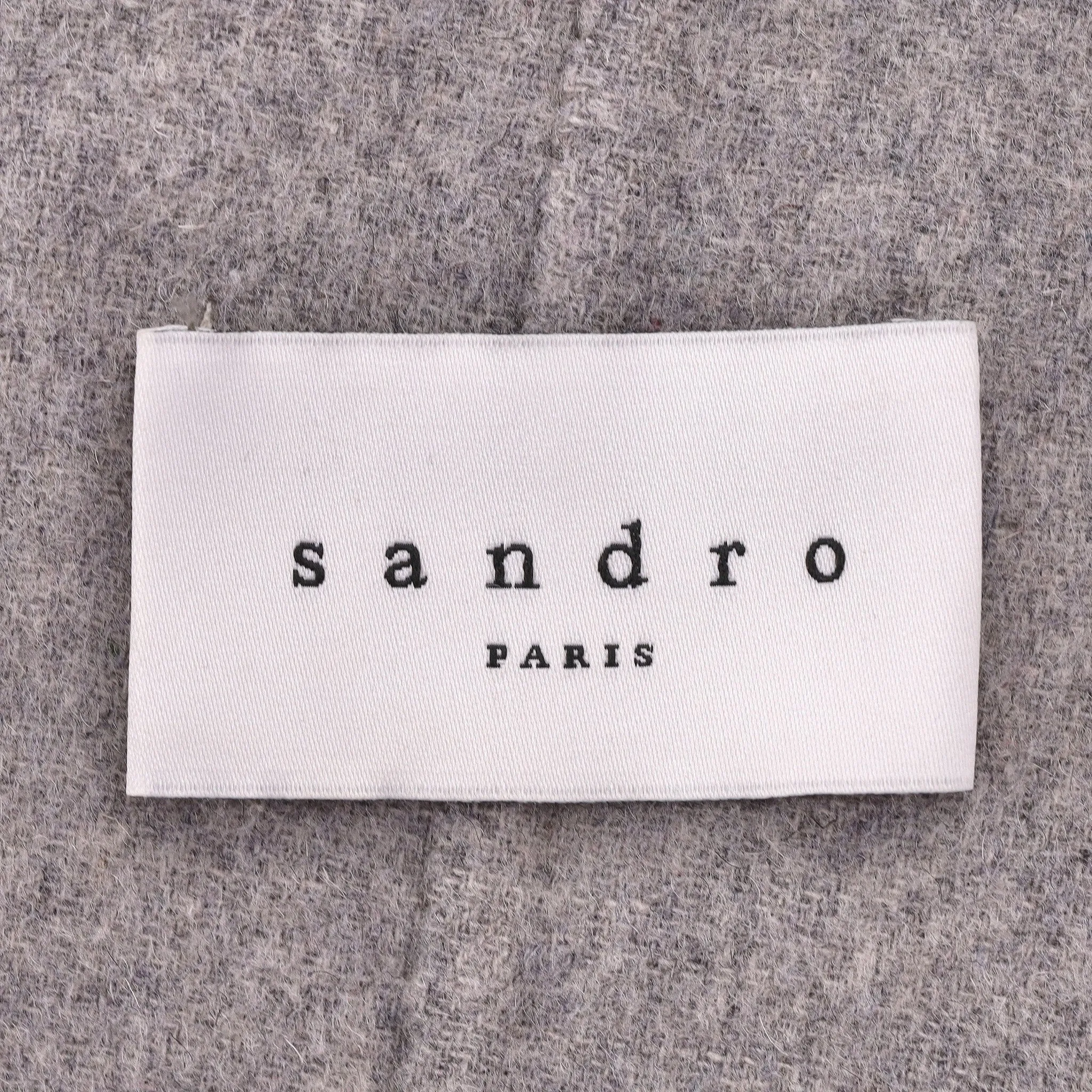 Sandro Wool Coat. Size 38FR